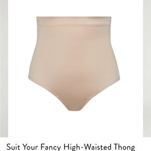 Suit Your Fancy High-Waisted Thong SPANX